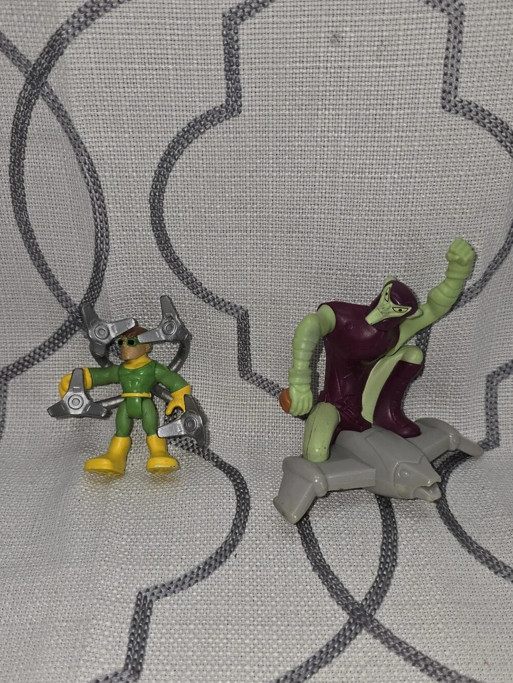 Spider-Man Marvel Miles Morales Green Goblin Dr Octopus & More Lot of 6 Toys
